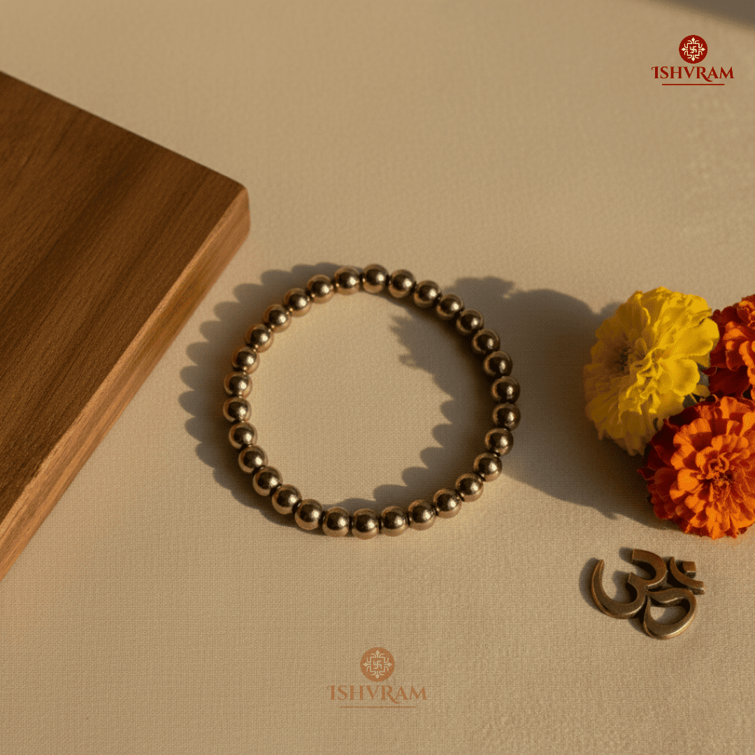 Golden Pyrite Bracelet – Certified Wealth Crystal