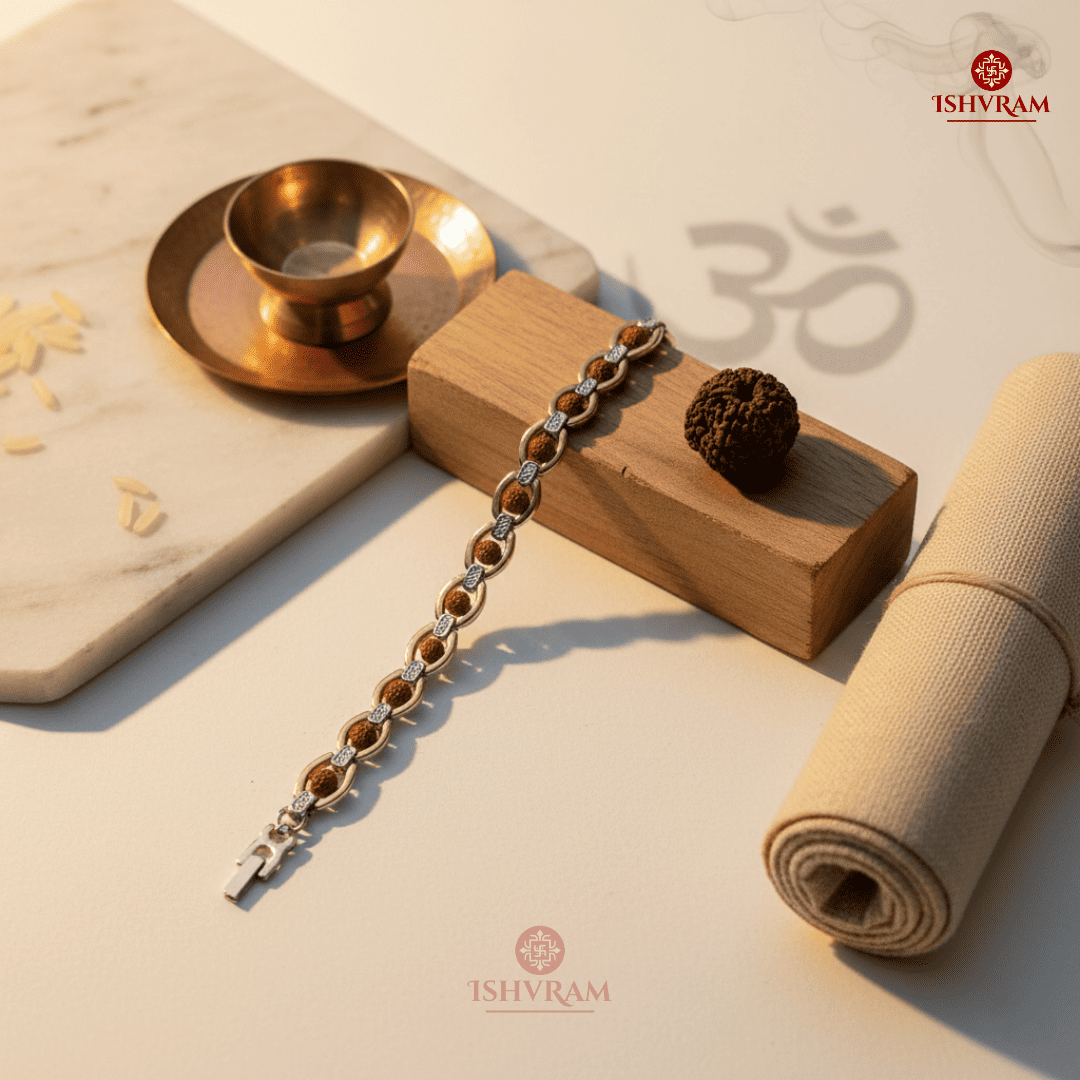 Gold & Silver Plated Rudraksha – Modern Faith Design