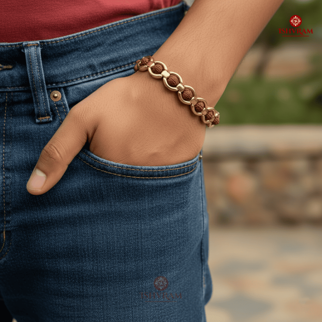 Gold Plated Rudraksha – Certified Prosperity Stone