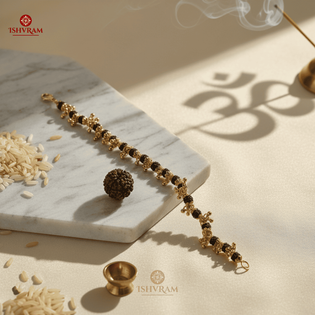 Ladies Rudraksha Bracelet – Graceful Spiritual Wear