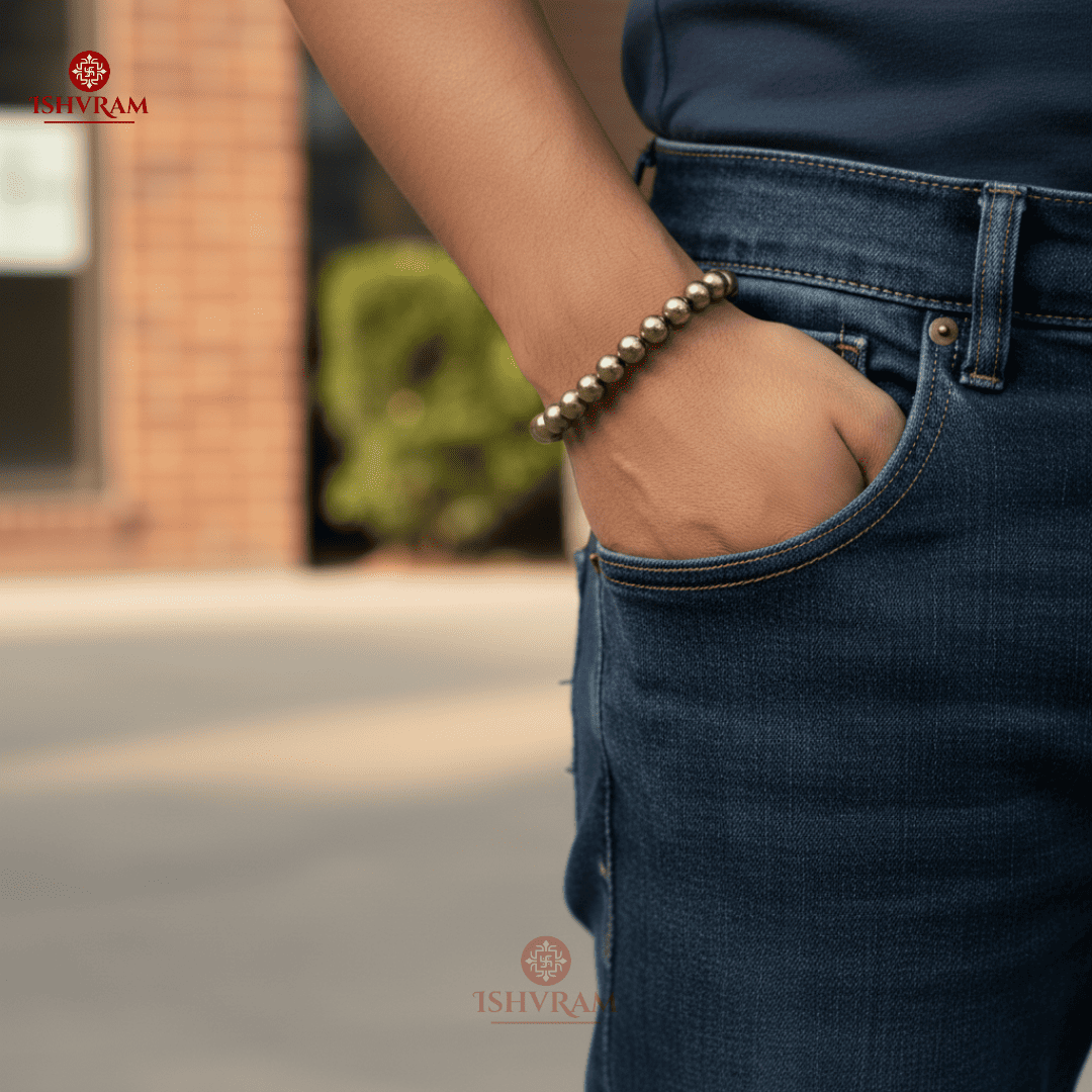 Golden Pyrite Bracelet – Certified Wealth Crystal