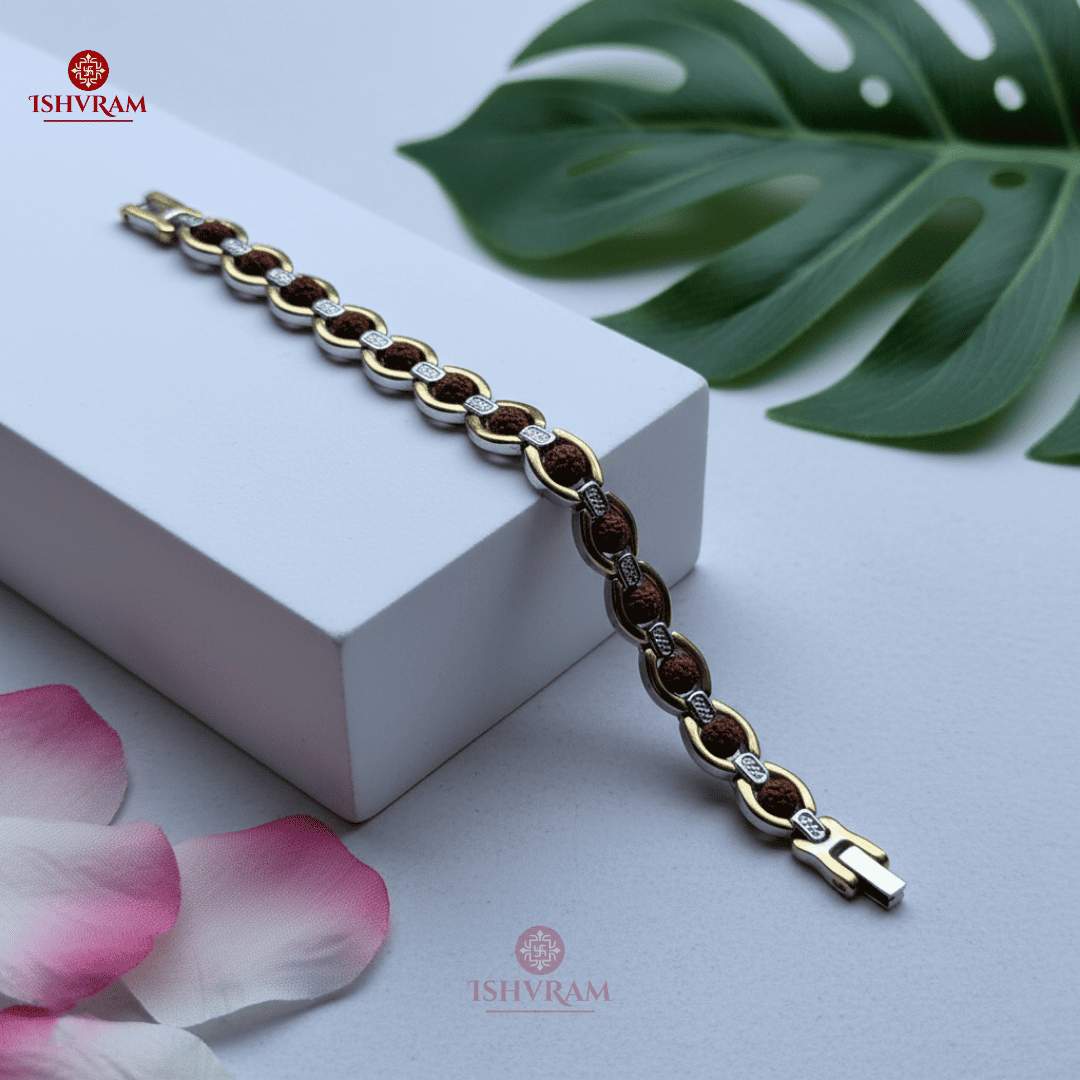 Gold & Silver Plated Rudraksha – Modern Faith Design