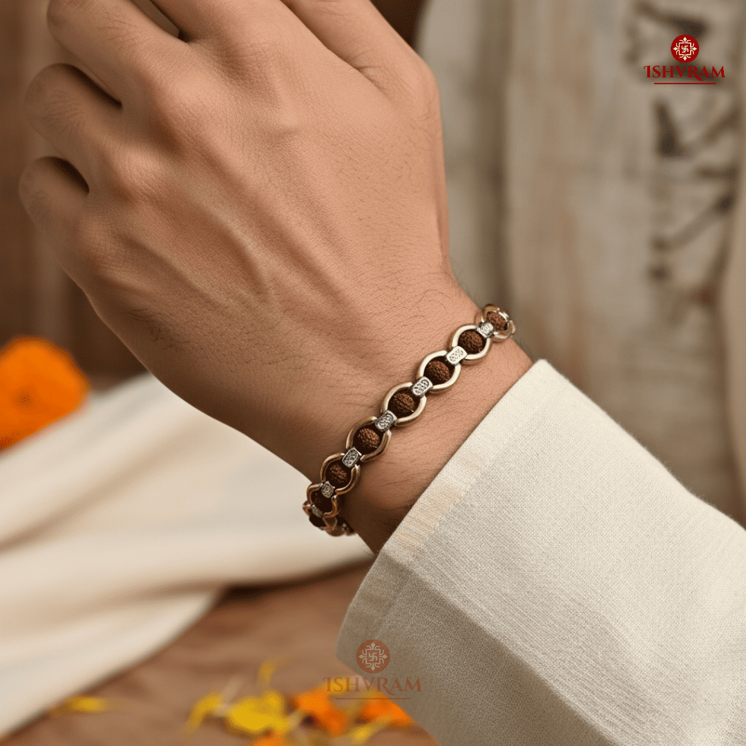 Gold & Silver Plated Rudraksha – Modern Faith Design