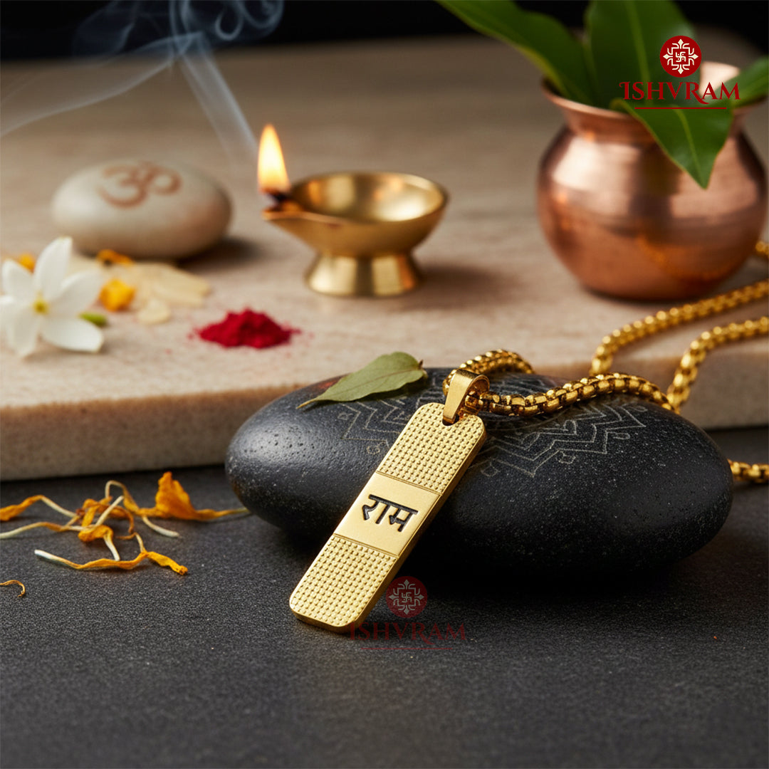 Premium RAM Gold Pendant Chain | Meaningful Jewelry for Men & Women