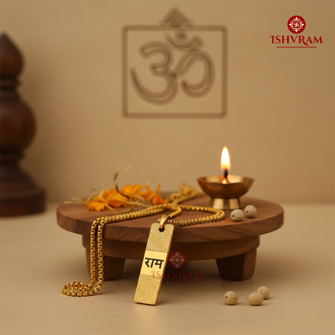 Premium RAM Gold Pendant Chain | Meaningful Jewelry for Men & Women