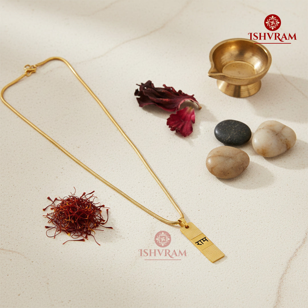 Premium RAM Gold Pendant Chain | Meaningful Jewelry for Men & Women